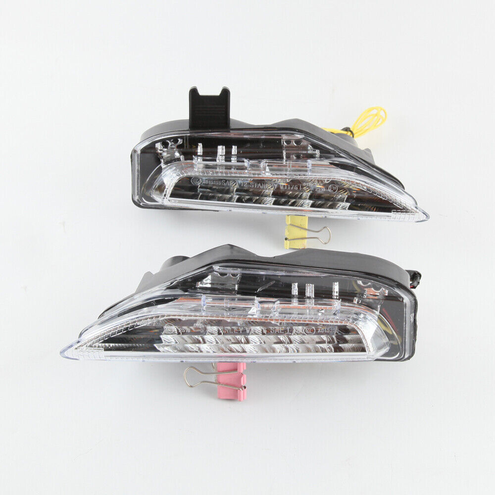2PCS Sequential Front Turn Signal Lamp DRL Fog Lights for Infiniti Q50 2014-2020