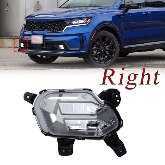 1Pcs RH Front LED Daytime running light Fog light for Kia Sorento 2021 2022