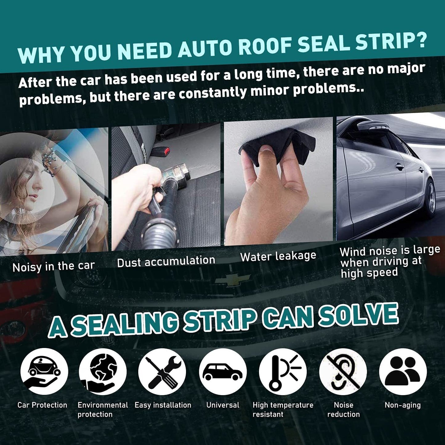 16.5ft Rubber T Shaped for Benz Car Door Headlight Seal Strip Edge Moulding Trim