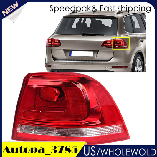 Rear Outer Tail Light Brake Stop Warning Light Lamp Fit For 2010-2018 for VW Touareg