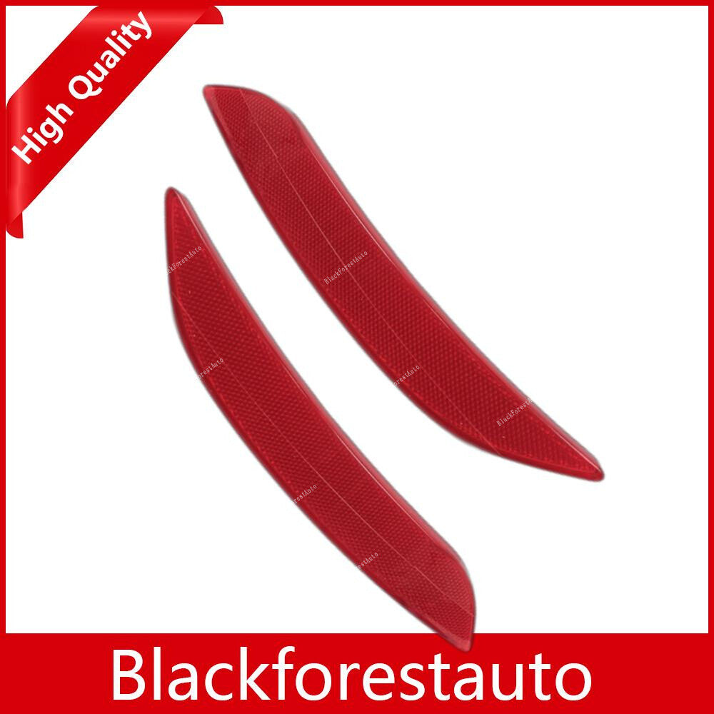 Pair For 08-16 for BMW Z4 Series E89 Rear Bumper Reflector Red Right+Left Side