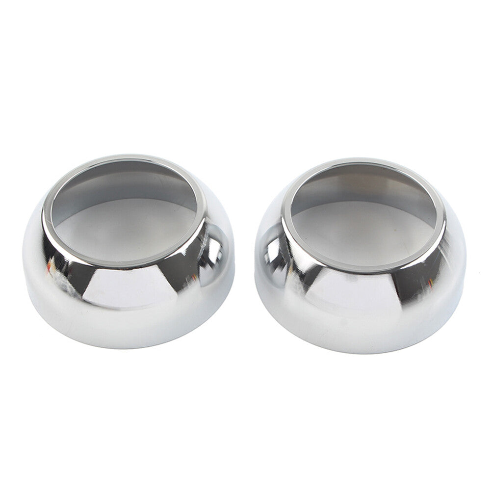 Front Fork Boot Cap Covers 39mm Chrome for Harley Sportster Dyna FXR FXD