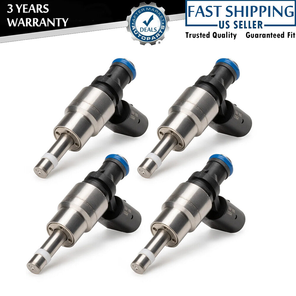 4PCS Fuel Injector for Audi for A4 2009-2011 for Passat 2008-2010 06F906036A 06A906036D