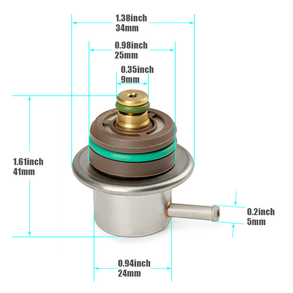 XR3Z-9C968AA For 1999-2004 for Ford F-150 4.6L 5.4L Fuel Pressure Regulator
