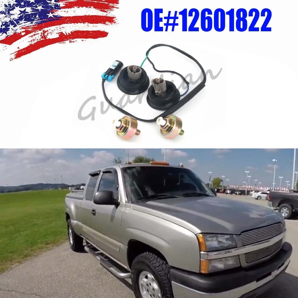 12601822 Knock Sensor with Harness for BUICK RAINIER for CADILLAC CTS STS for CHEVROLET