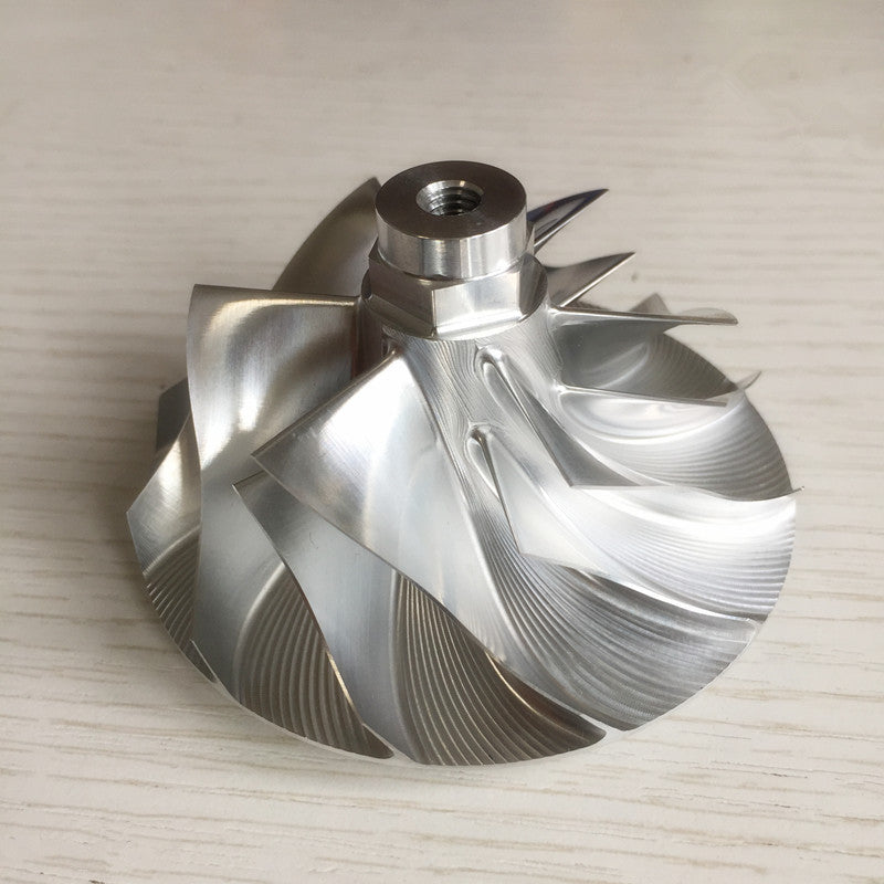 GTX3576 434292-0007/9 56.84/76.20 mm 6+6 Blade Turbine Blank Compressor Wheel