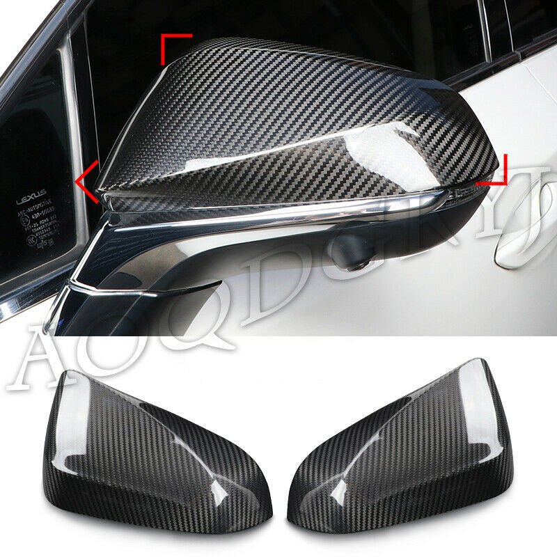 Real Carbon Fiber RearView Mirror Cover Trim for LEXUS NX200T 300H 300 2015-2020