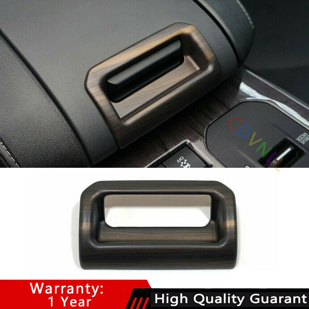 for Toyota Highlander 20-22 ABS Wood Grain Console Armrest Box Handle Cover Trim