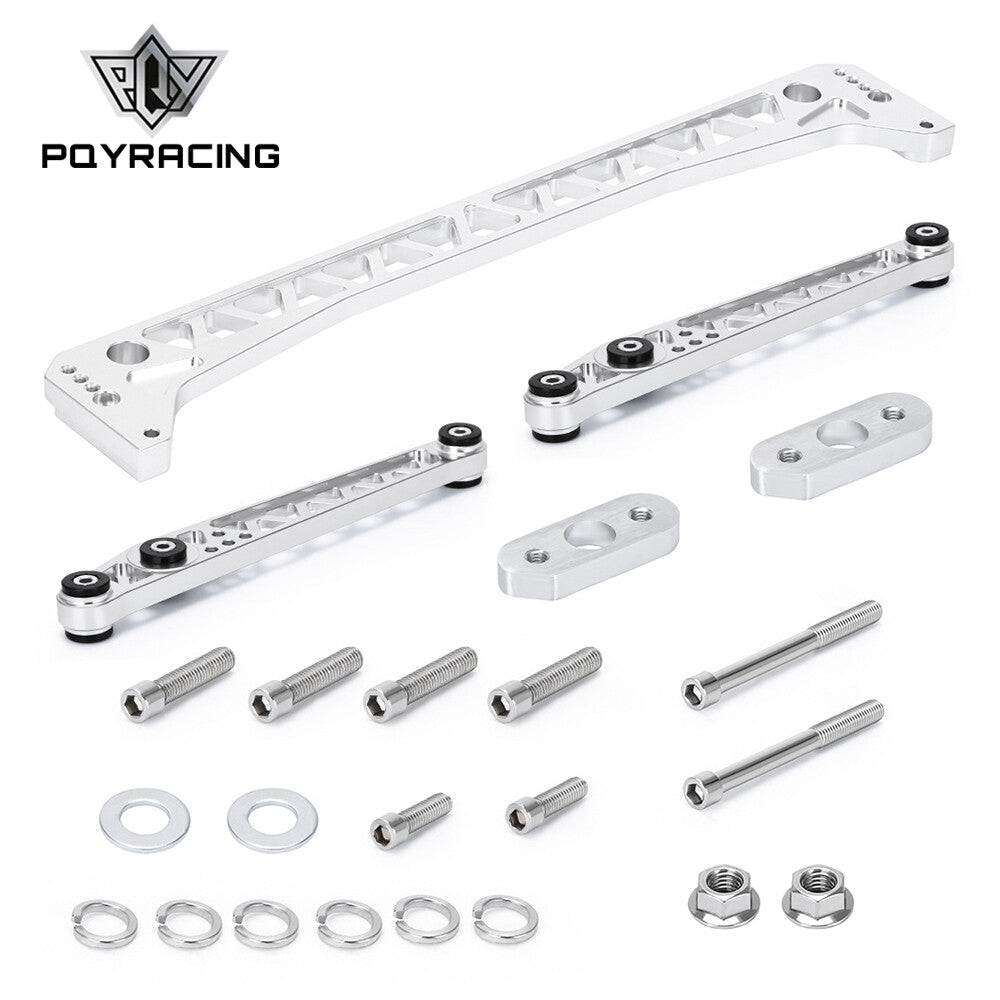 Rear Lower Control Arms Subframe Brace Tie Bar for Honda for Civic EK 96-00 Silver