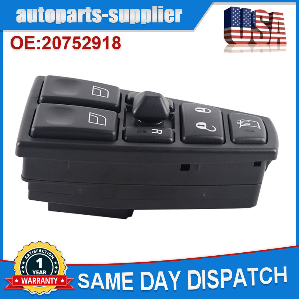 Master window switch 20752918 21543897 suitable for Volvo trucks FH12 FH13 FM VNL