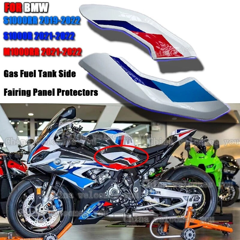 for BMW S1000RR M1000RR S1000R 2019-2022 Fuel Tank Gas Side Trim Cover Fairing