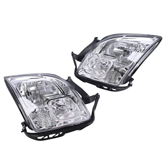 Headlight Set For 2006 2008 2009 for Ford Fusion Left and Right W/O Turn light Bulb