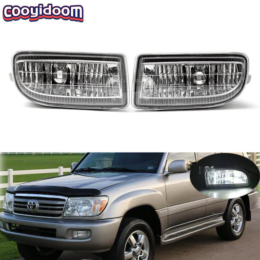 Suitable for 1998-2007 for Toyota for Land Cruiser LED front bumper fog lights with left and right lights.