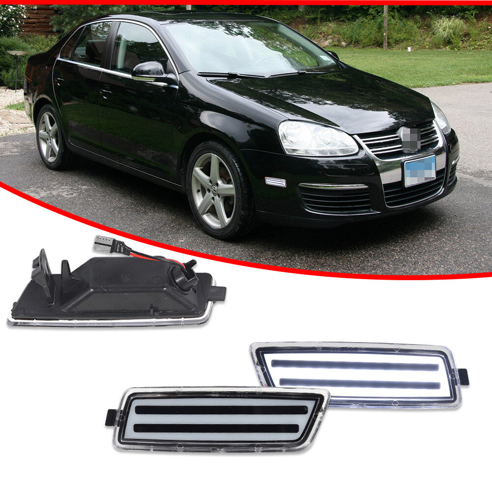 White LED transparent lens front marker signal light suitable for Volkswagen MK5 for Golf /GTI for Jetta