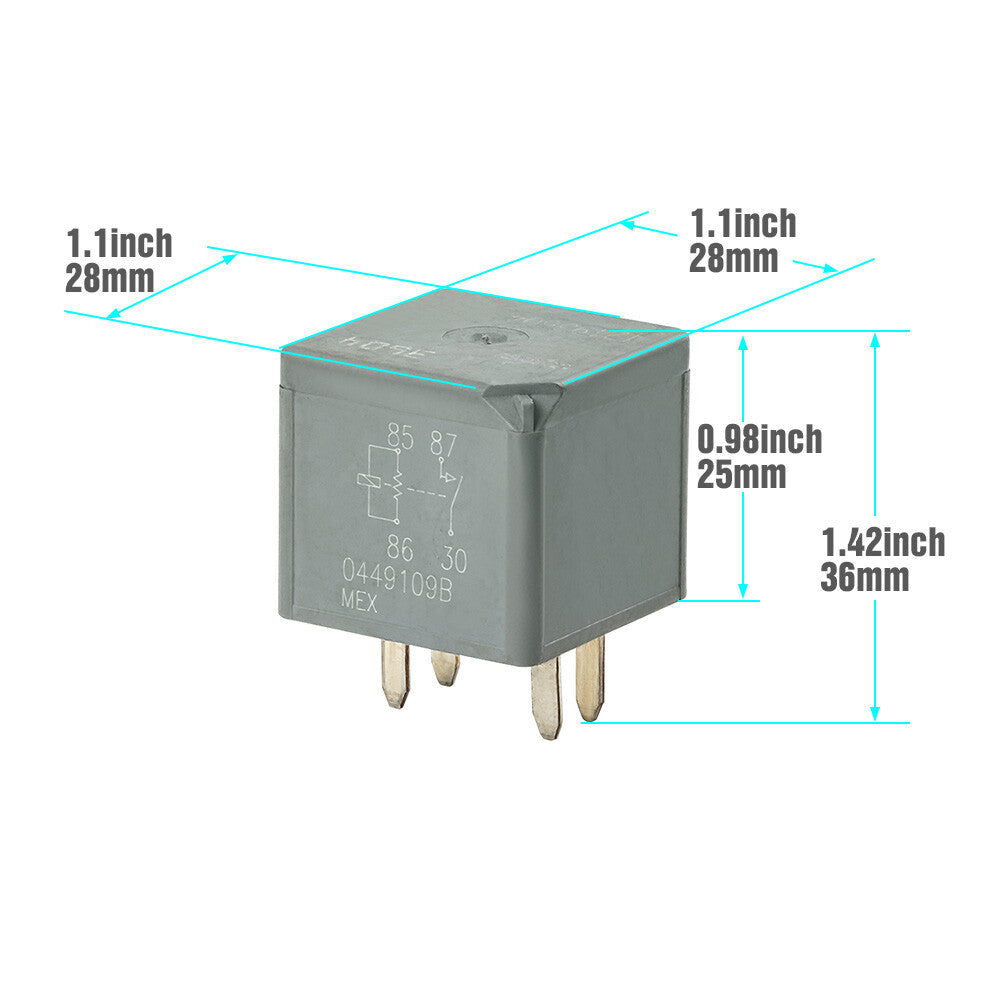 1PCS 12088576 Fit for Cadillac for GMC for Buick for Saturn 4 Pin Relay Multipurpose Starter