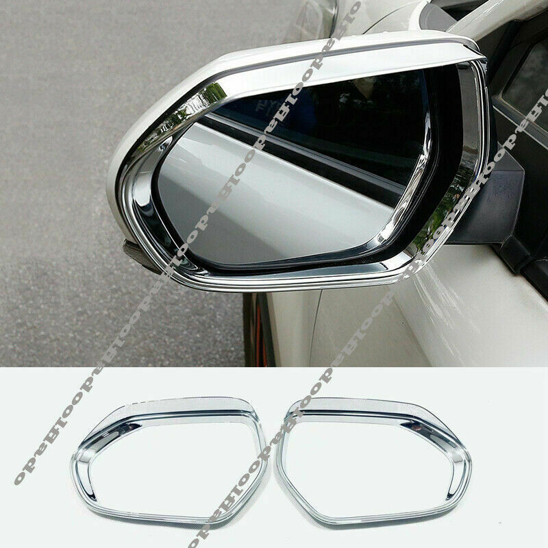 for Toyota for Avalon 2019-2022 Chrome Rearview Mirror Rain Eyebrow Frame Cover Trim