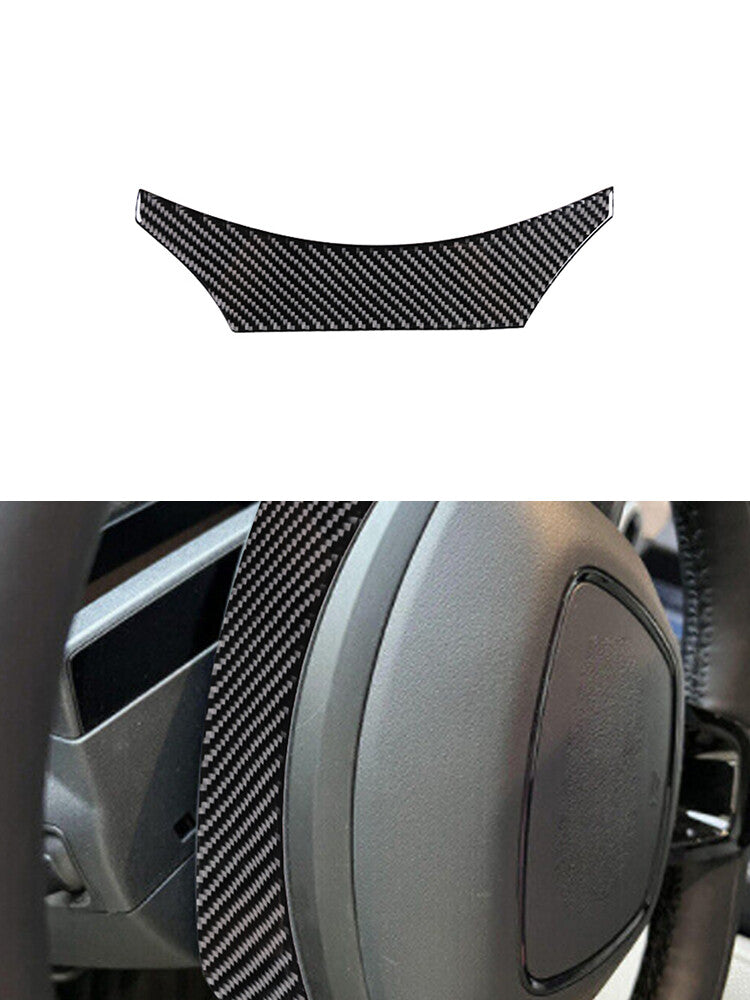 Steering Wheel Side Panel Trim Carbon Fiber for Ford for Mustang Mach-E 2021-2022