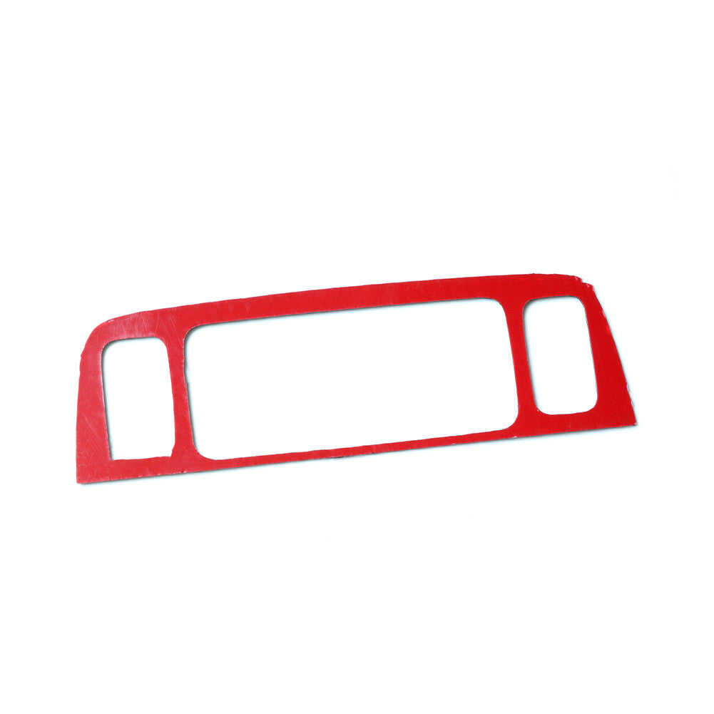 Red Carbon Fiber Front Roof Reading Light Trim Cover for Subaru Forester 2005-08