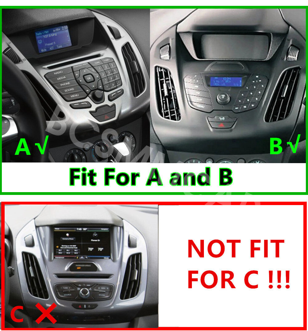 9 Fit For 2014-2018 for Ford Transit Connect Stereo Radio Head Unit For Carplay BT