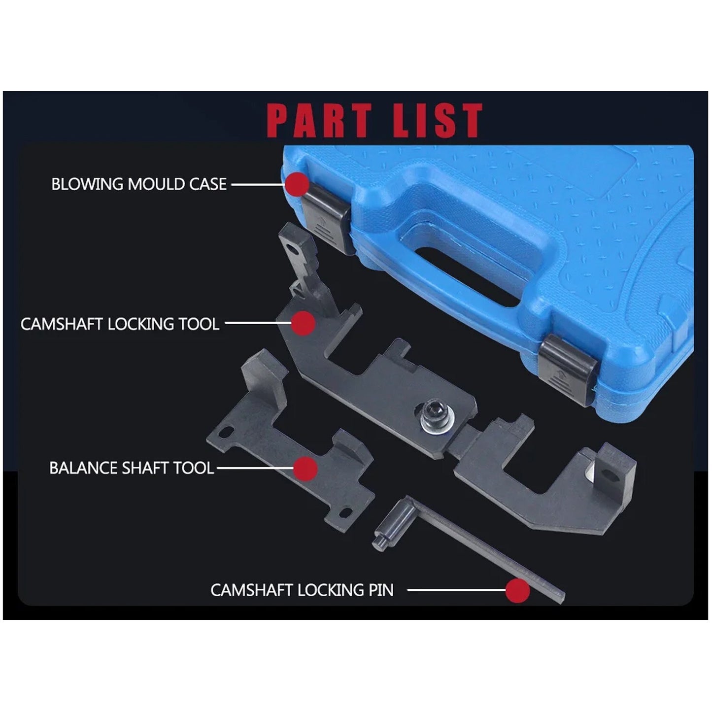 Engine timing lock tool kit for Citroen C3 for Peugeot 208 1.0/1.2 VTI