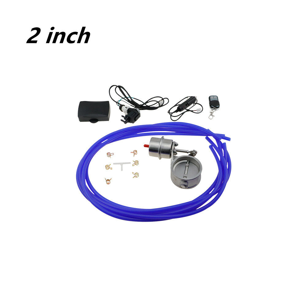 2 51MM Vacuum Exhaust Valve Motor Close style Wireless Remote Controller Set