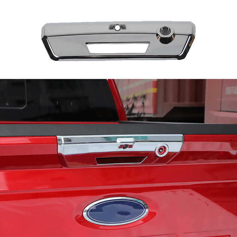 for Ford F150 F-150 2021-2023 Chrome Rear Door Tail Tailgate Handle Cover Trim