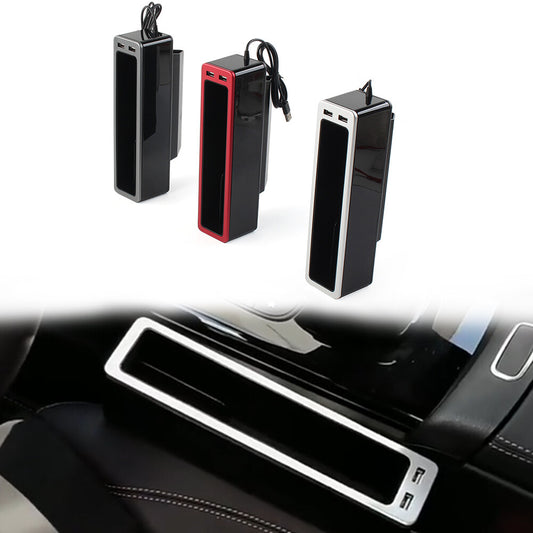 Car Crevice Storage Box Multifunction Gap Filler Holder For Wallet Phone Slit