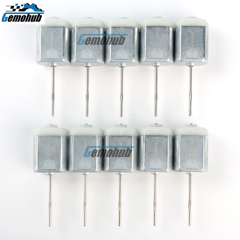 10pcs Knurl Shaft Micro Tailgate Lock Door Lock DC Motor 12000rpm