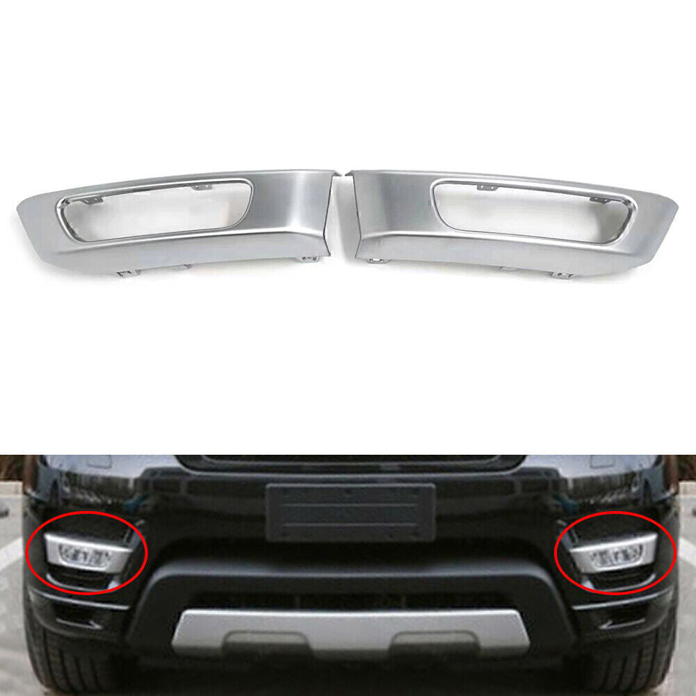 2X Front Bumper Fog Light Lamp Cover Trim Fit for Range Rover Sport 2014-2017 16