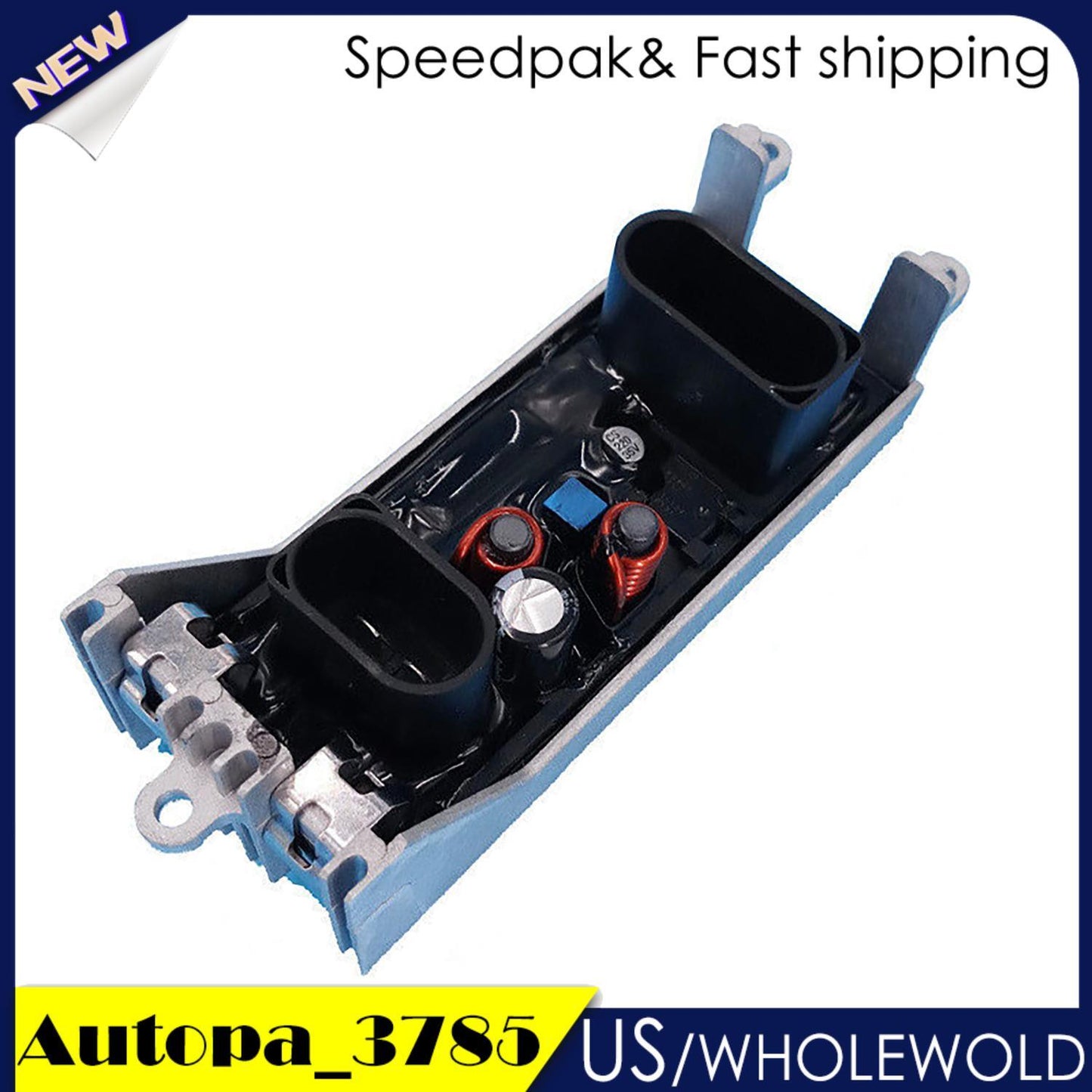 Heater Blower Fan Motor Resistor 4E0820521B 4E0820521A for Audi for A8 S8 2004-2010