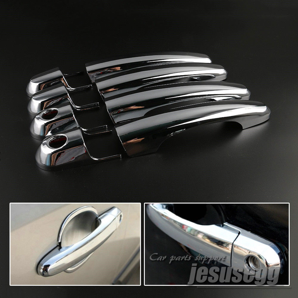 4X Chrome Door Handle Cover Trim for Hyundai for Tucson 2004 2005 2006 2007 2008 09