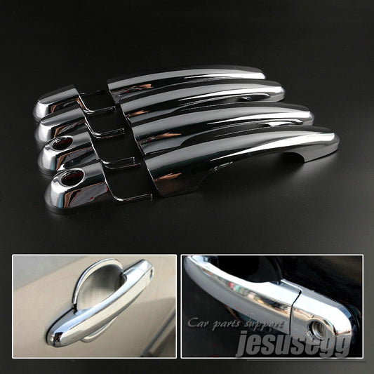 4X Chrome Door Handle Cover Trim for Hyundai for Tucson 2004 2005 2006 2007 2008 09