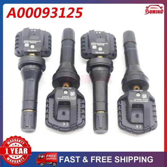 A00093125 4Pcs New TPMS Tire Pressure Sensor For Beijing RUBIK BAIC BJEV EU5 EU7
