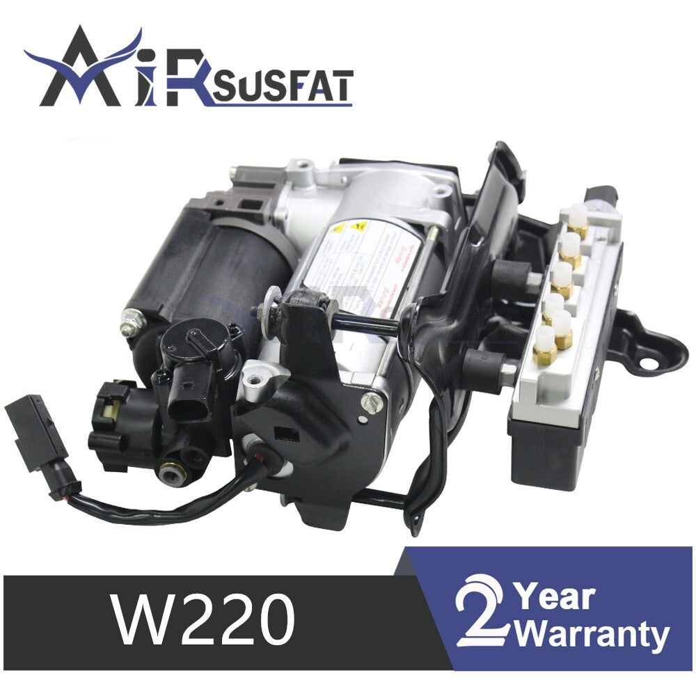 for Mercedes W220 S Class Air Suspension Compressor Pump Valve Block Assembly
