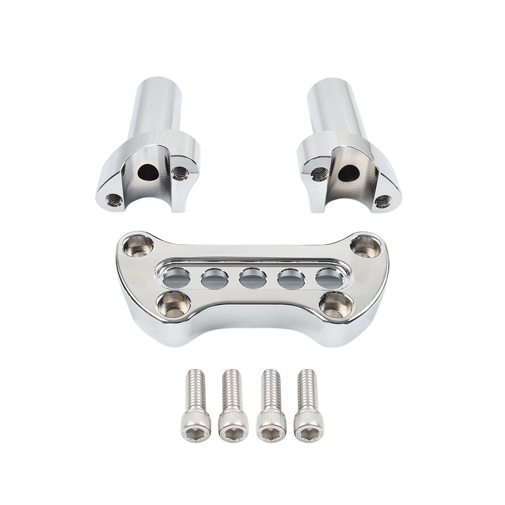 3.5 Handlebar Riser  Top Clamp Fit for Harley Dyna Softail Sportster Street bob