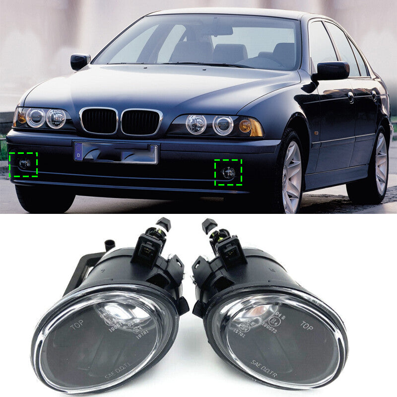 Pair LED Fog Light Daytime Running Light for BMW E39 5 Series E46 3 Series M3