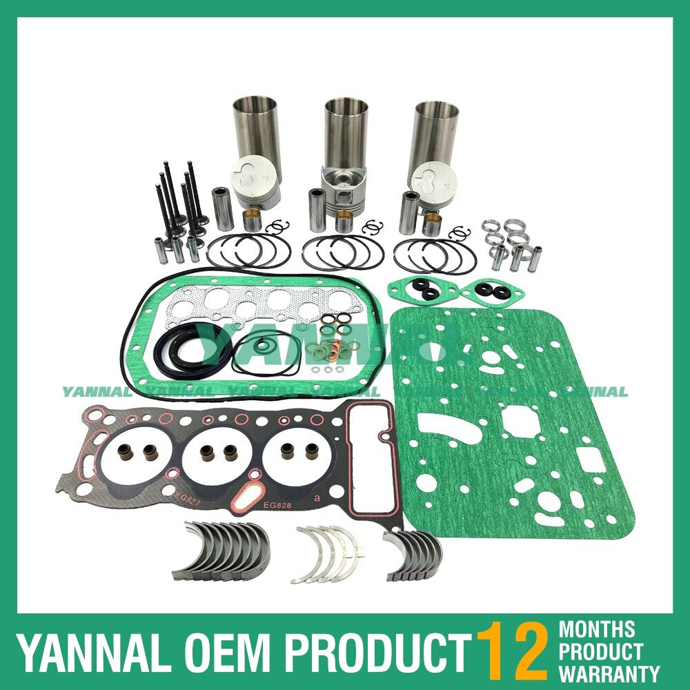 Overhaul and rebuild kit with washers for bearings suitable for Isuzu 3KC2