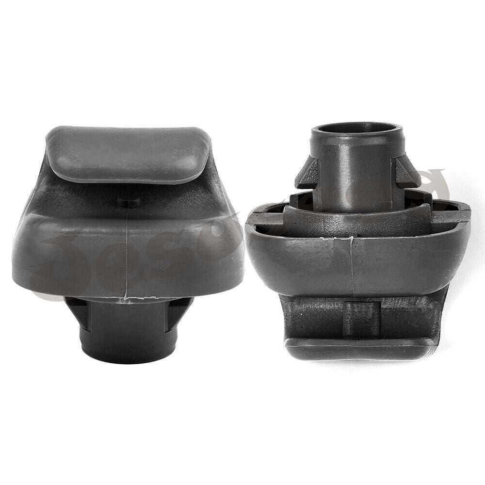 2x Gray Sun Visor Retainer Clips Holder for Nissan for Renault for Infiniti 96409-BC402