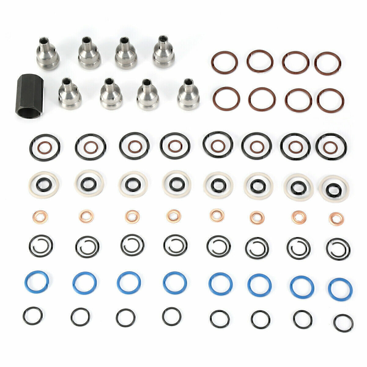 for Ford 6.0L 2003-10 Oil Rail Leak Repair Kit Tool O-rings Injector Seal US