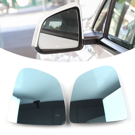 Pair Blue Lens Heating Waterproof Car Rearview Mirror for Tesla for Model Y