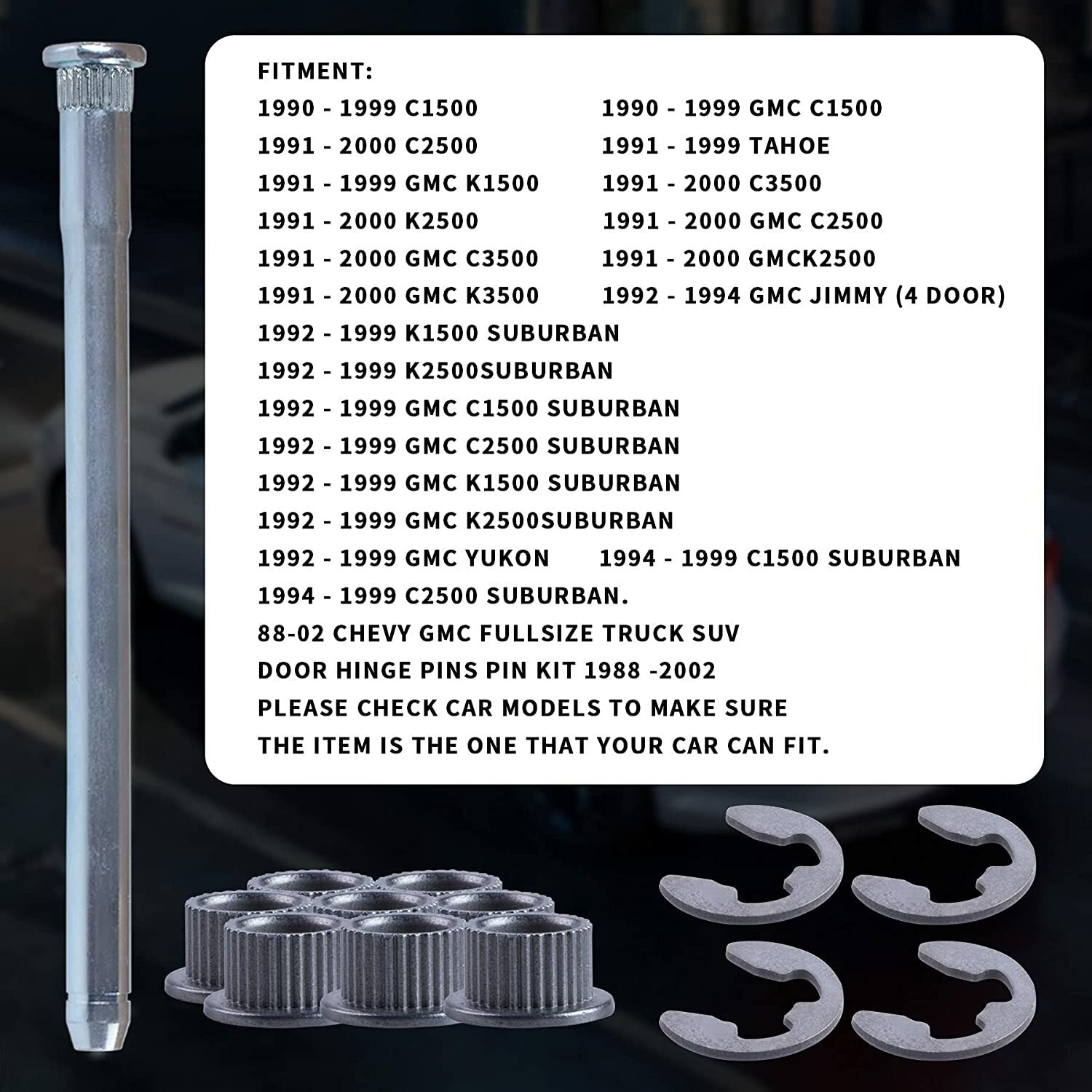 Door hinge needle roller door hinge pin repair kit suitable for Chevrolet for GMC full-size truck SUV