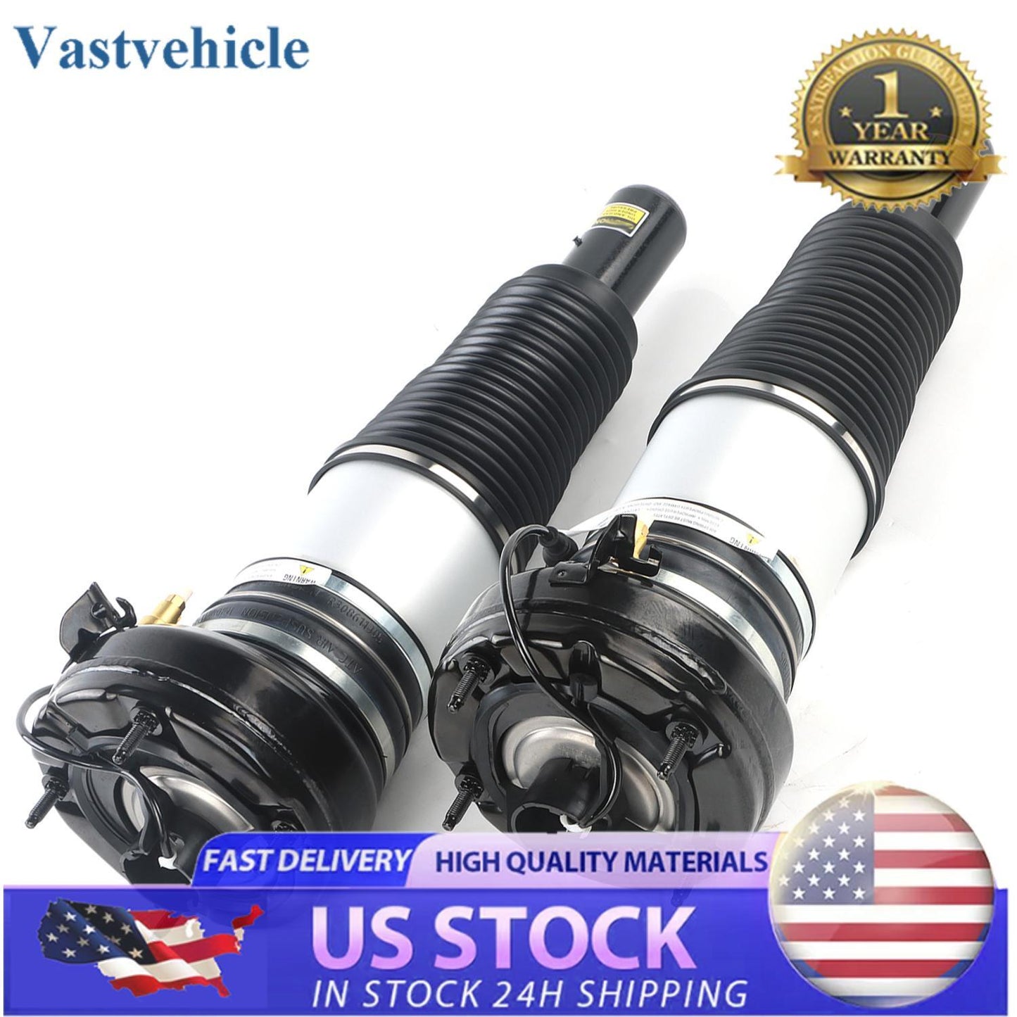 2pcs Air Suspension Strut For 2011-2017 for Audi for A8 2012-18 Quattro A6 C7 4G0616039L