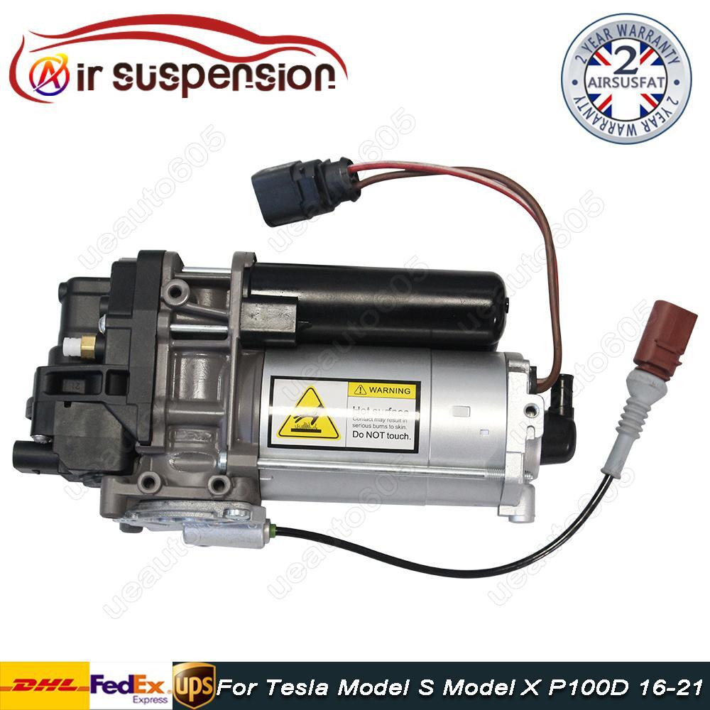 Air Suspension Compressor Pump For 2016-21 for Tesla for Model S Model X P100D 26071716