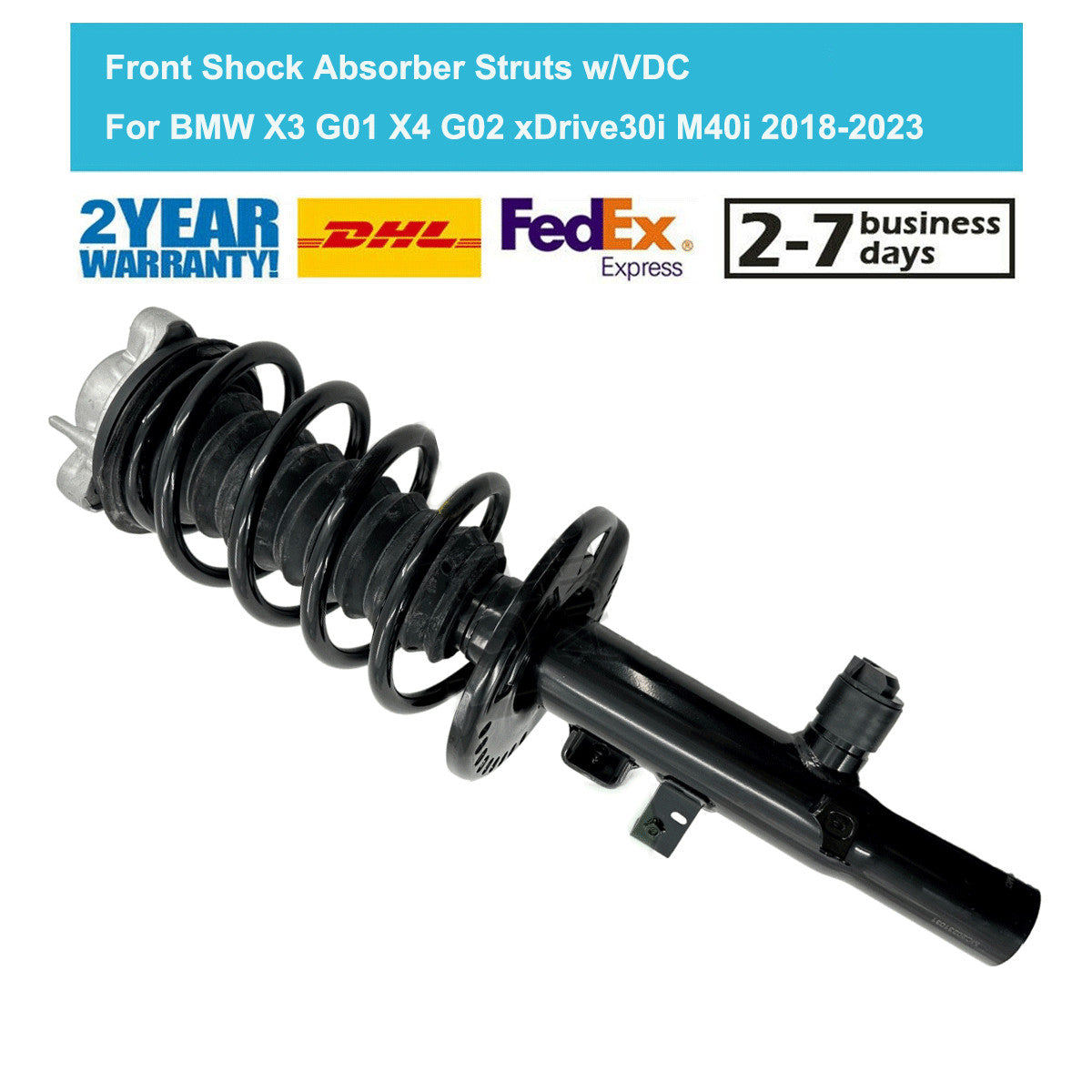 Front Right Shock Spring Strut Assembly w/VDC for BMW X3 G01 X4 G02 2018-2023