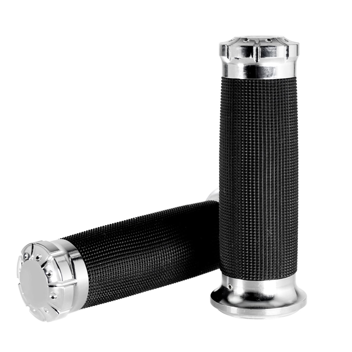 1 Chrome Electronic Throttle Hand Grips Handlebar Fit for Harley Touring 08-23