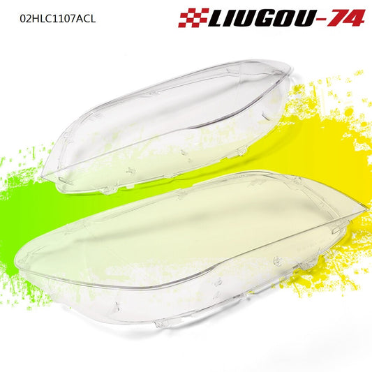 Transparent headlight lens covers suitable for right and left sides of for BMW 7 Series F01/F02