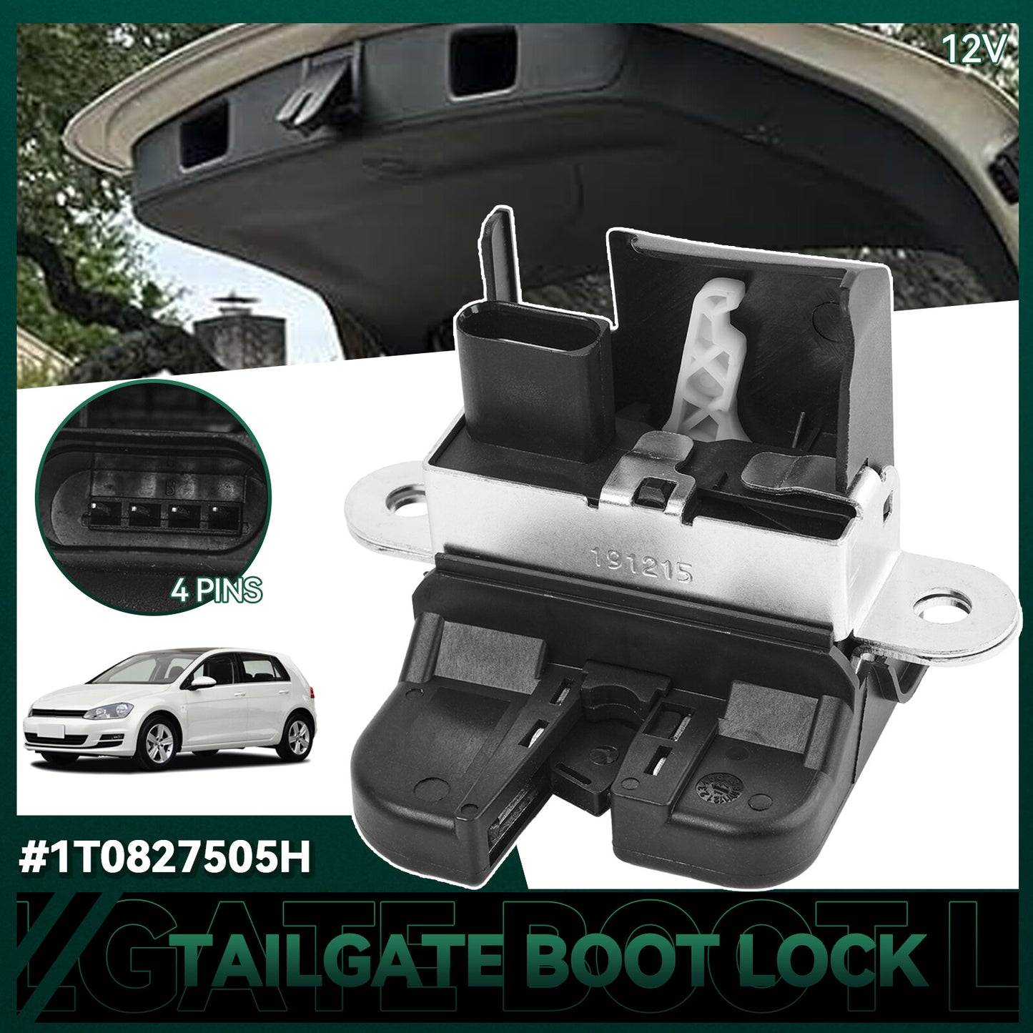 for SEAT Ibiza 6J 2008-2017 Altea XL 2004-2020 Tailgate Trunk Boot Lock Actuator