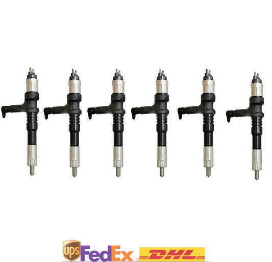 6X Injector 6251-11-3100 095000-6070 for Komatsu PC400-7 PC450-7 6D125 PC450-8