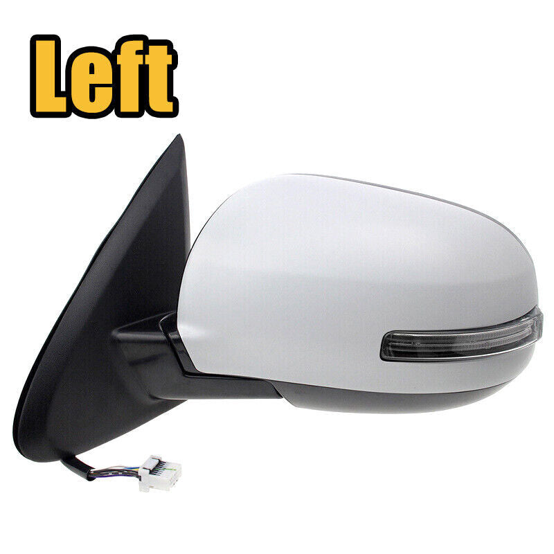 Rearview Mirror lights Assembly White Left for Mitsubishi Outlander 2013-2020