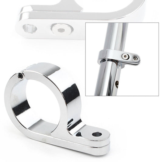 1-1/4 Universal Motorcycle Handlebar Mount Clamp Clock Fit for Harley Sportster